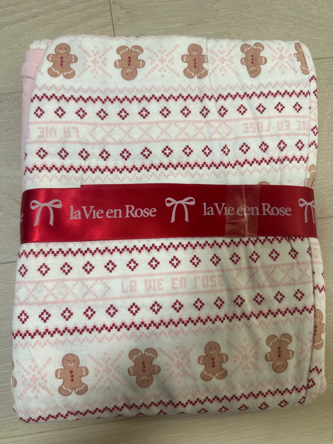 New La Vie en Rose Pink Gingerbread Pajamas - Size S - photo 2