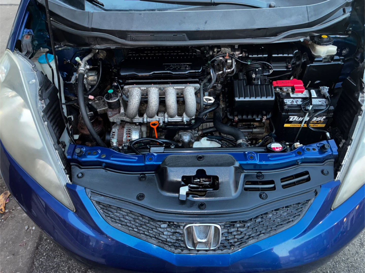 Blue Honda Fit - Compact Hatchback