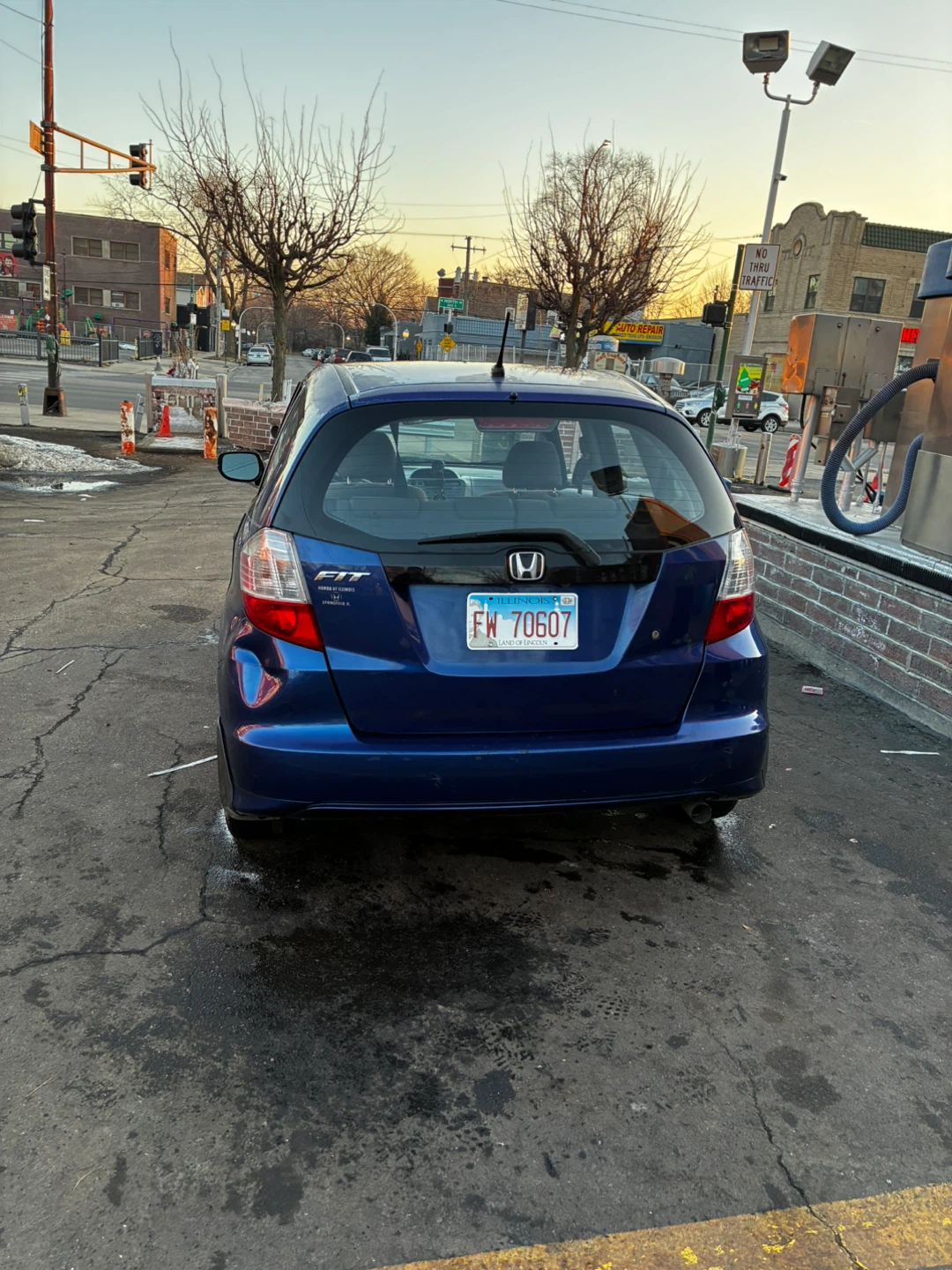 Blue Honda Fit - Compact Hatchback - photo 4