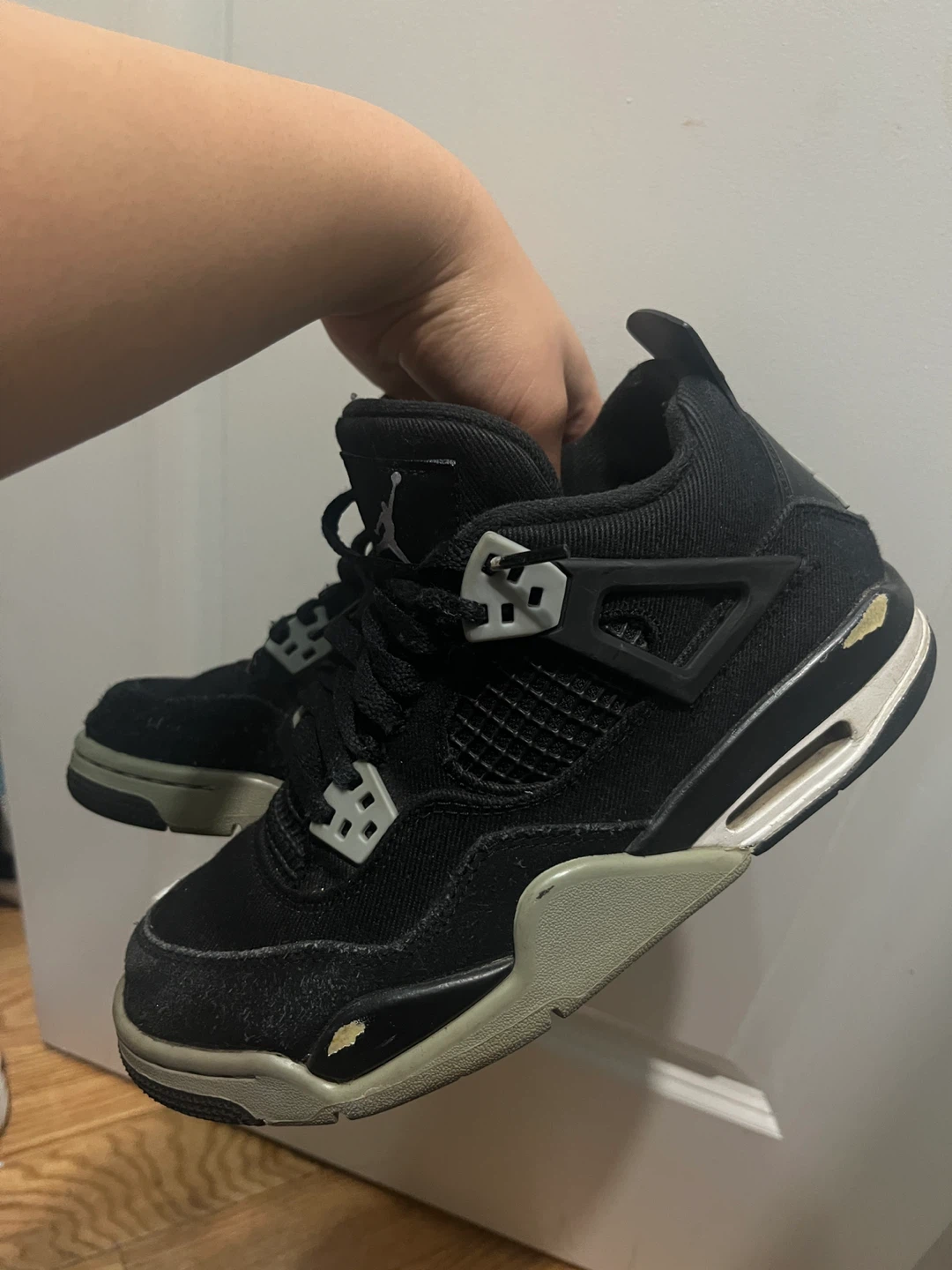 Air Jordan 4 Retro Black Cat 5.5y - photo 2