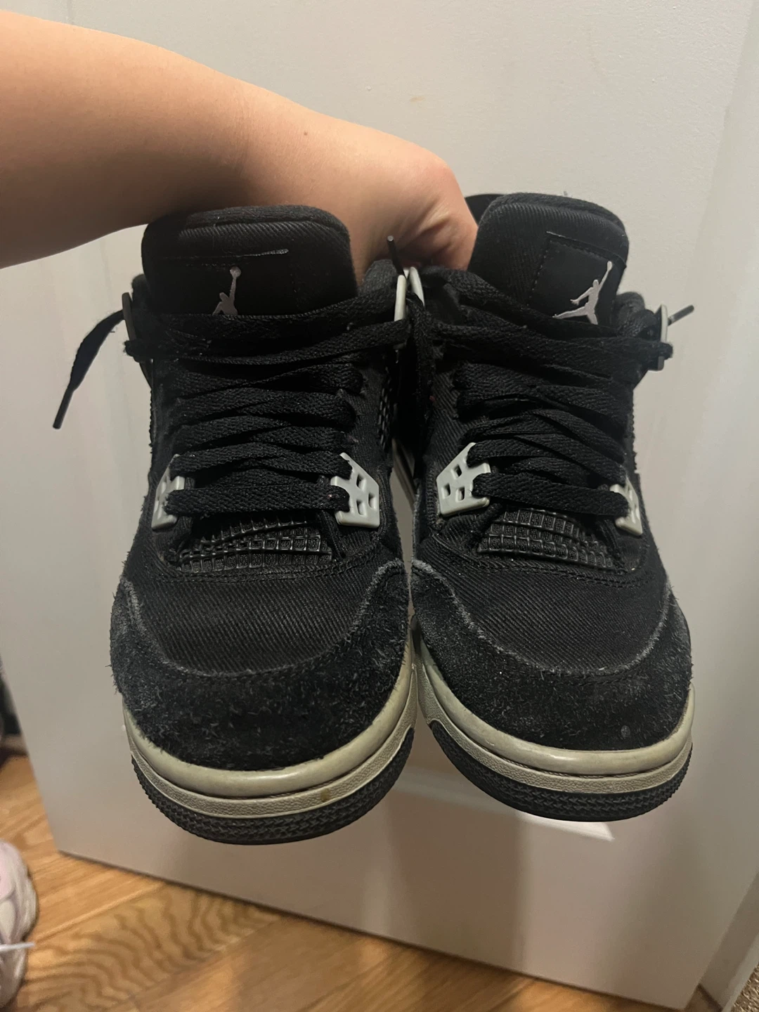 Air Jordan 4 Retro Black Cat 5.5y - photo 3