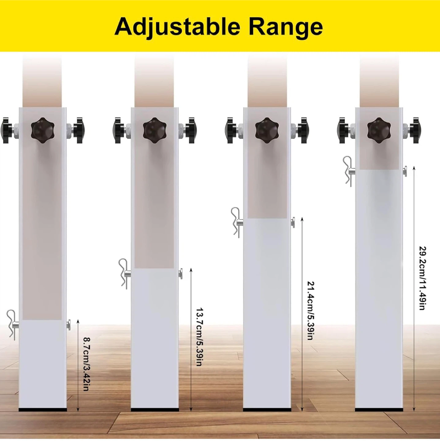 Dorm bed risers - 4 Pack - photo 2