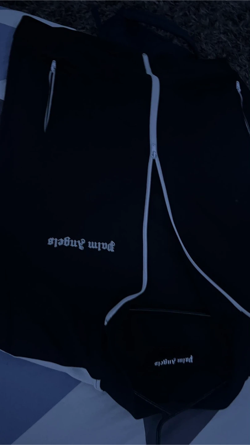 Palm Angels Black Track Jacket - photo 5