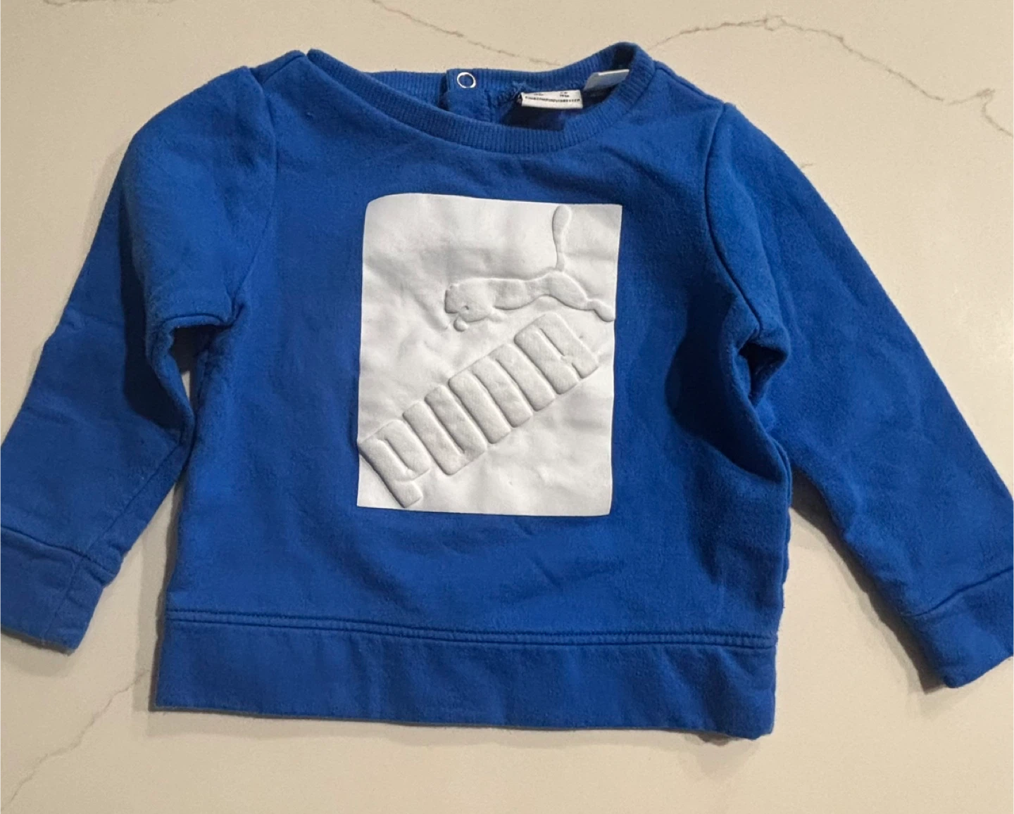 Puma Toddler Boys Blue Sweatshirt 18M