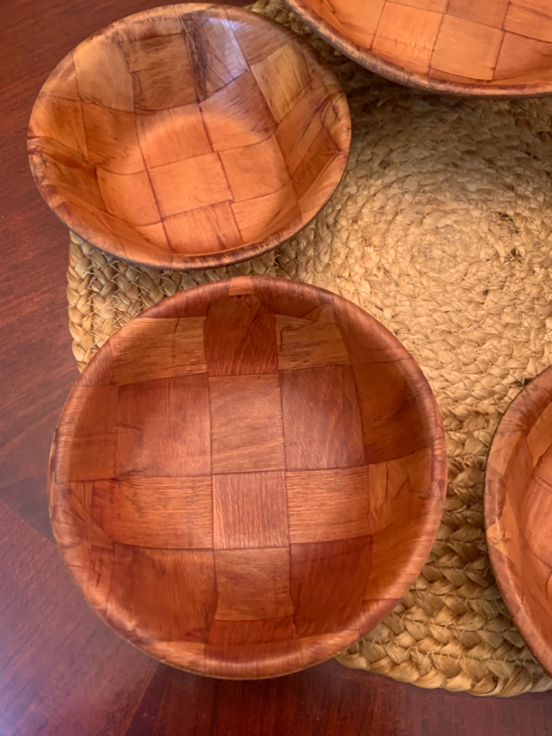 Set of 5 Wooden Salad Bowls - photo 4
