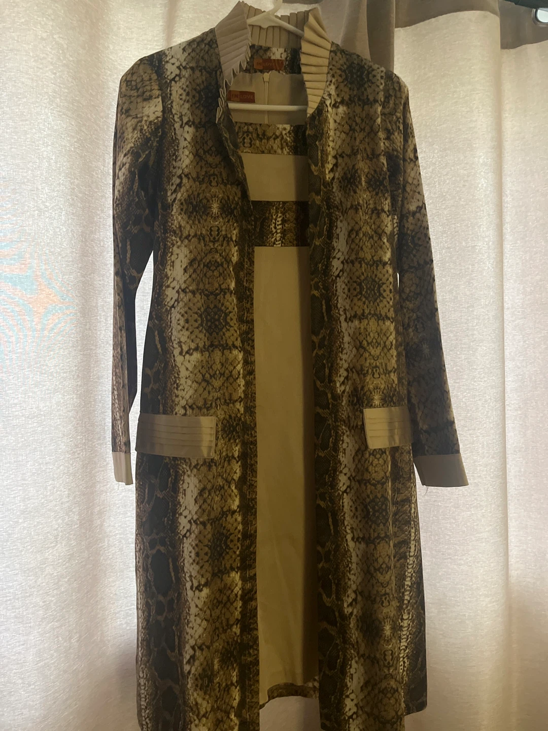 Women's Snake Print Dress - photo 2
