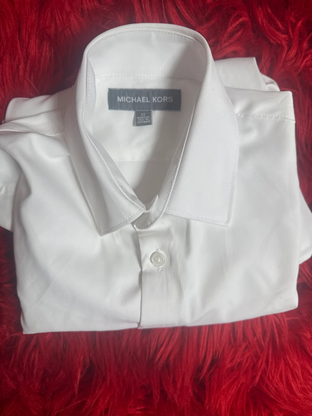 Michael Kors White Dress Shirt - Size 12