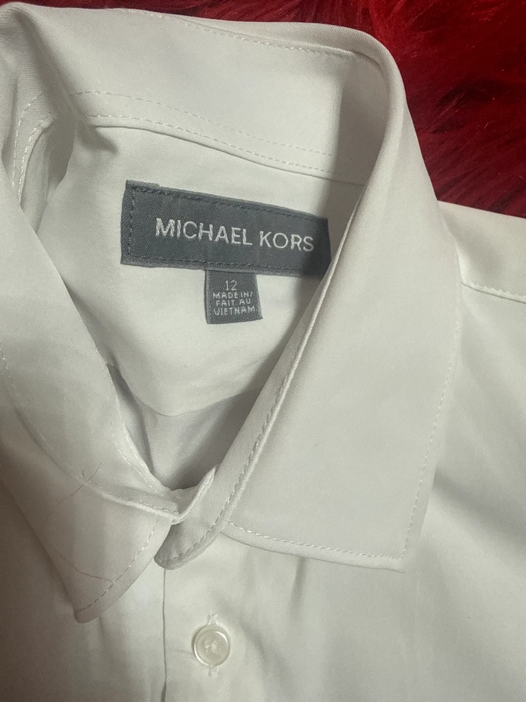 Michael Kors White Dress Shirt - Size 12 - photo 3