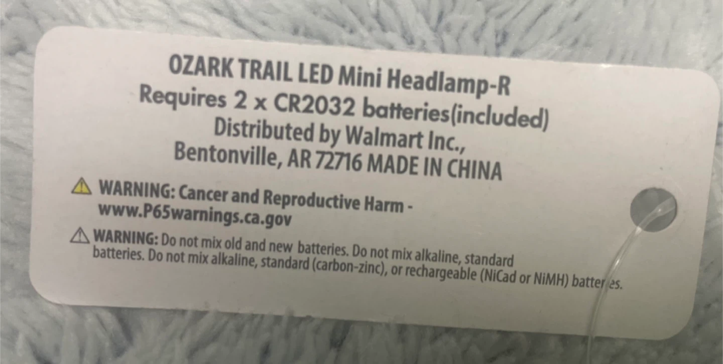 🥕Ozark Trail LED Mini Headlamp - Red - photo 3