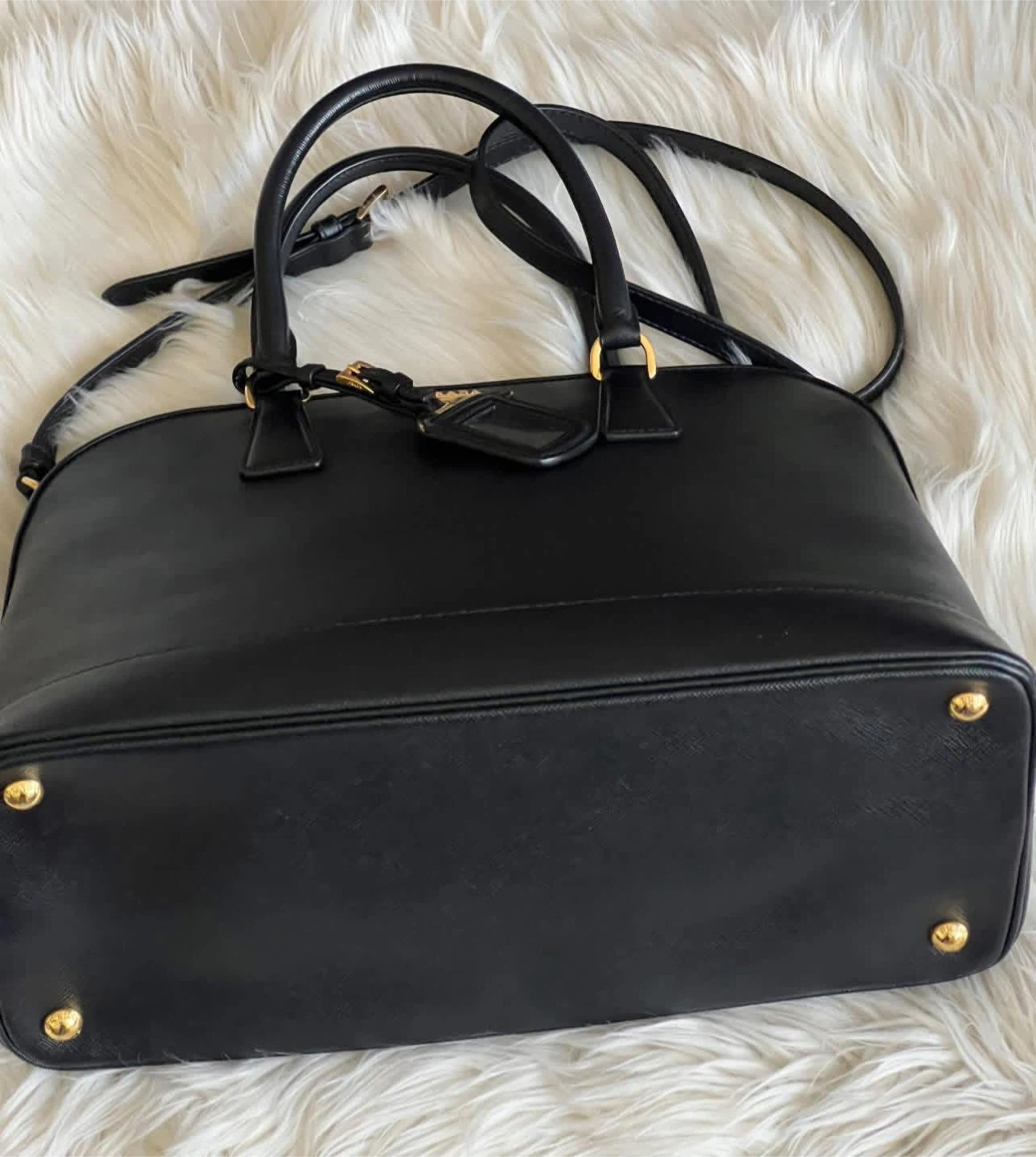 FOR SALE ✨ 🎀 PRE-LOVED 🎀 Prada Saffiano Large Dome Tote Bag - photo 5