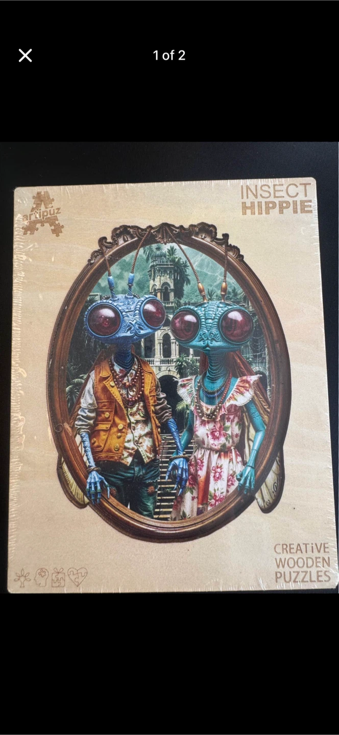 Artipuz Insect Hippie Creative Wooden Puzzles