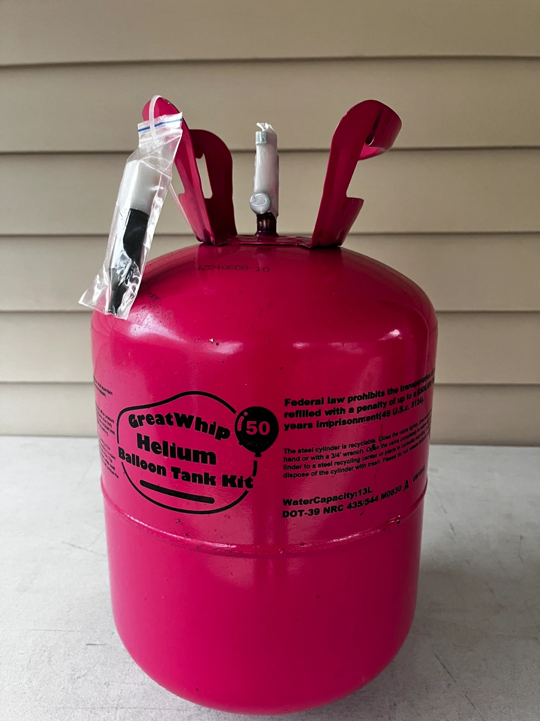 GreatWhip Helium Balloon Tank - photo 5