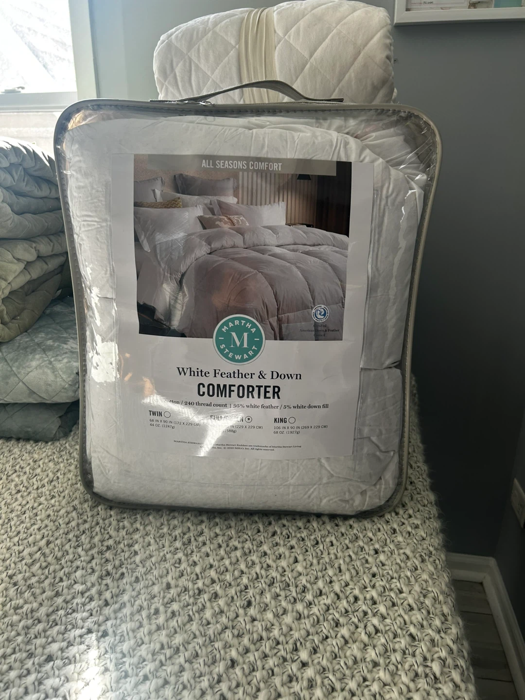 Martha Stewart White Feather & Down Comforter - Full/Queen - photo 2
