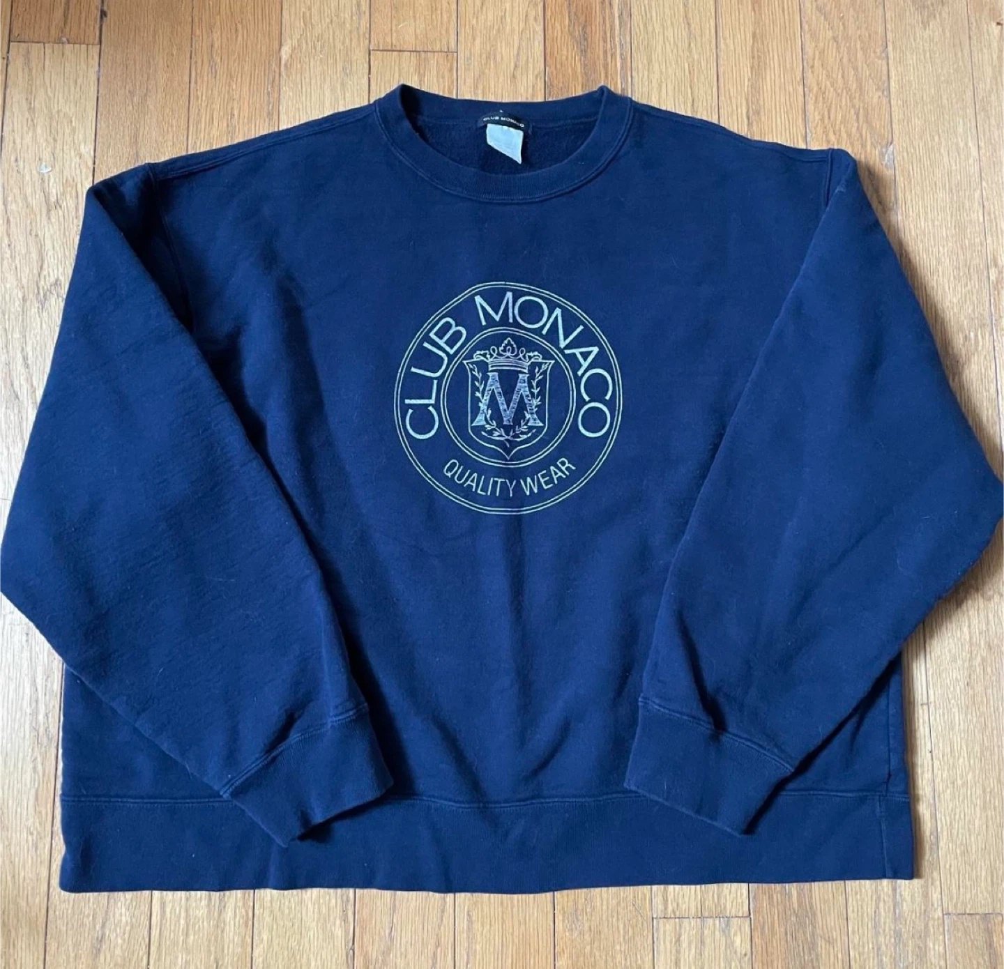 Vintage Club Monaco Navy Crewneck Sweatshirt L