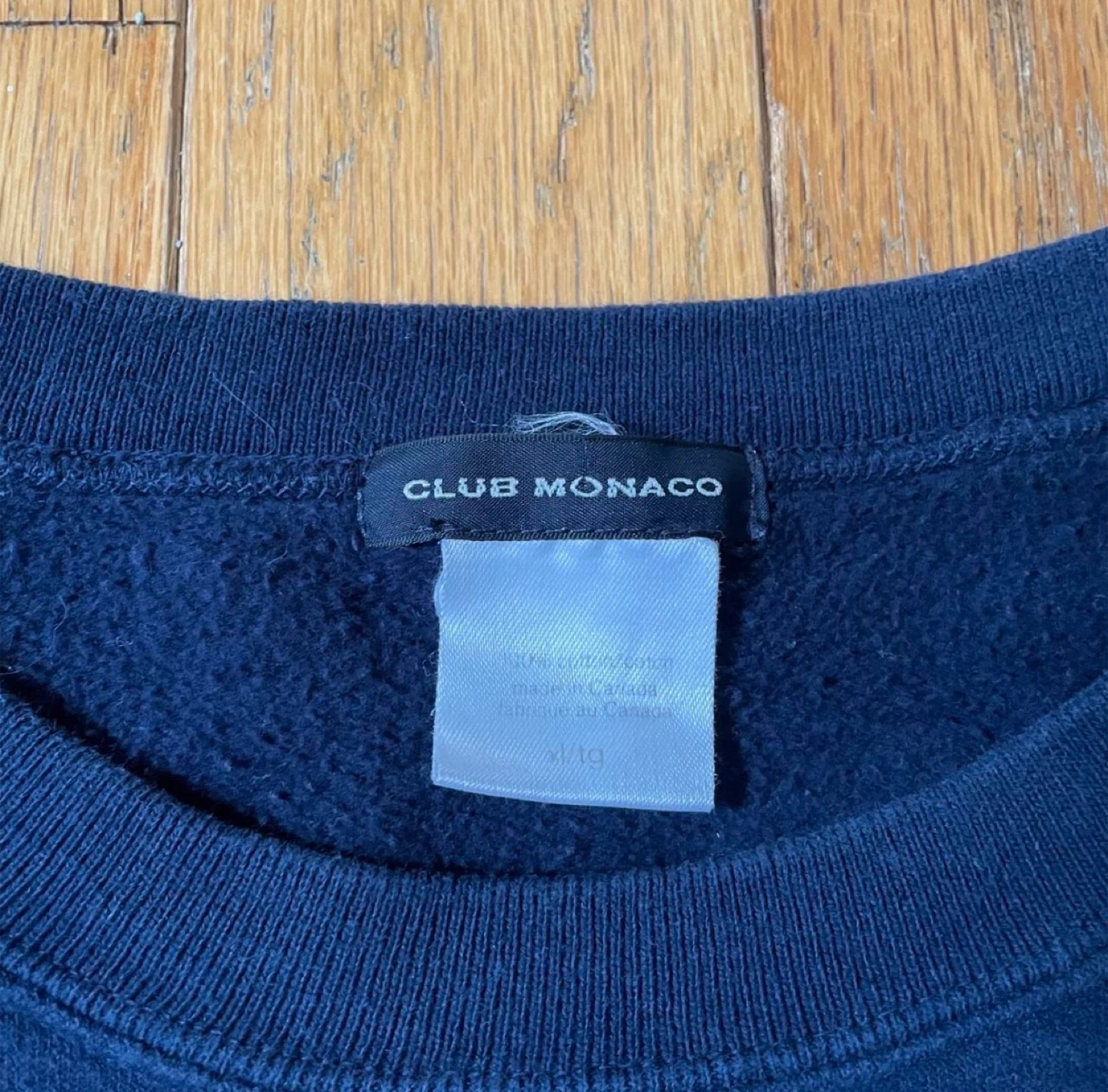 Vintage Club Monaco Navy Crewneck Sweatshirt L - photo 2