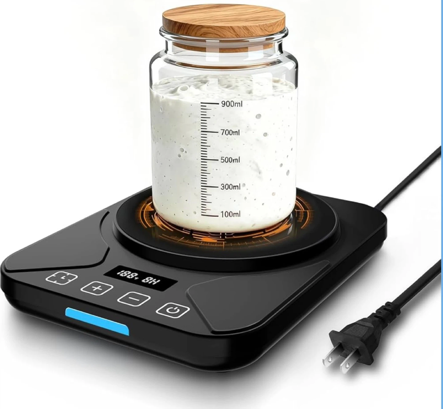 Sourdough Starter Jar Warmer and Jar Set