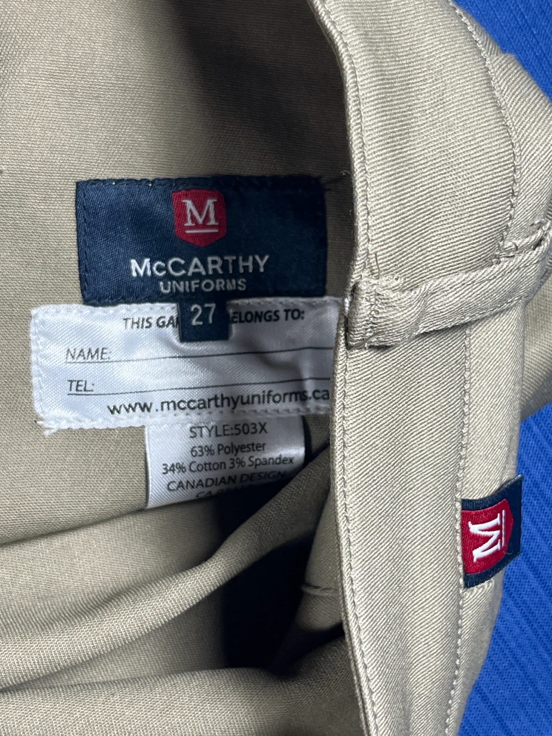 McCarthy Uniform Pants size 27 - photo 5