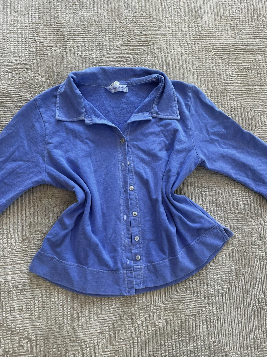 Fresh Produce Button-Up Shirt - Purple - Size S