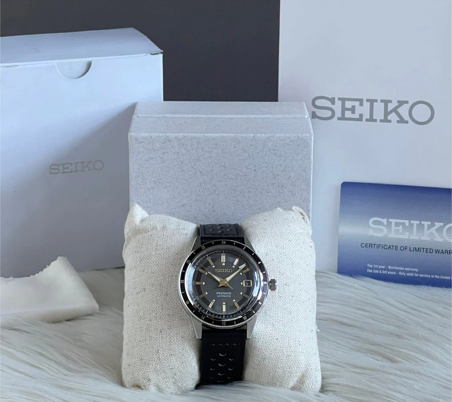 FOR SALE ✨ Brand new Seiko Men’s Presage GMT Automatic Watch - photo 2
