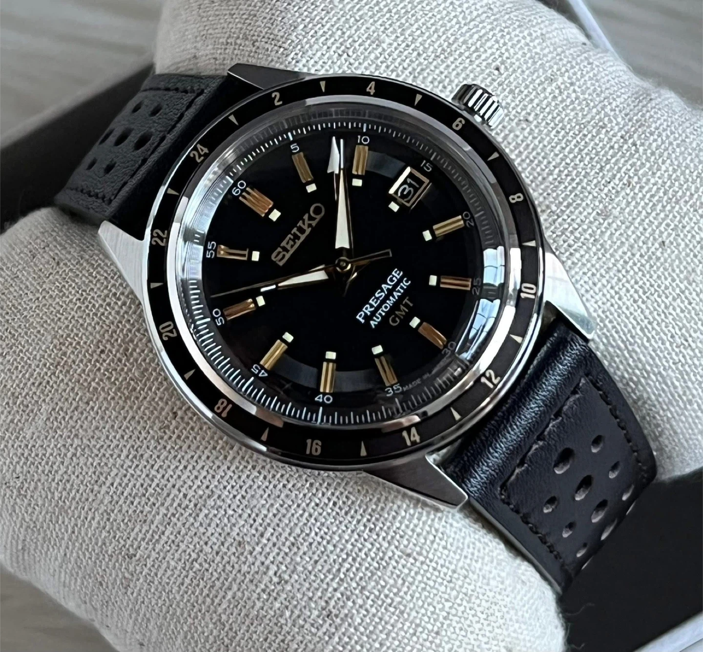 FOR SALE ✨ Brand new Seiko Men’s Presage GMT Automatic Watch - photo 4
