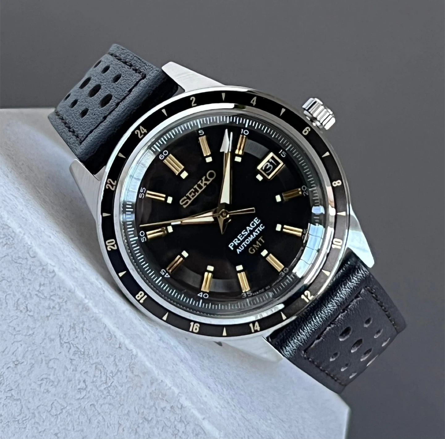 FOR SALE ✨ Brand new Seiko Men’s Presage GMT Automatic Watch