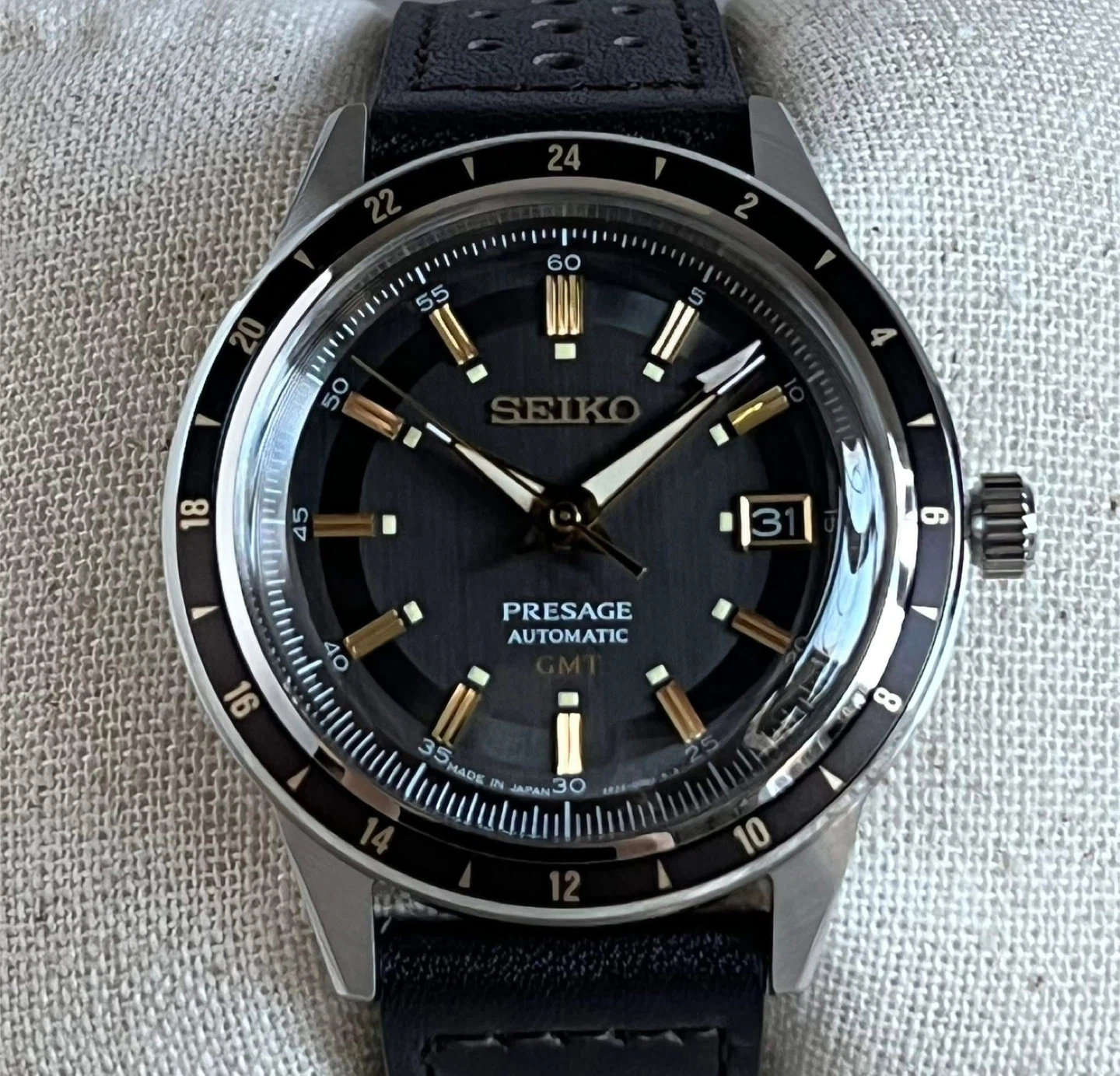 FOR SALE ✨ Brand new Seiko Men’s Presage GMT Automatic Watch - photo 3