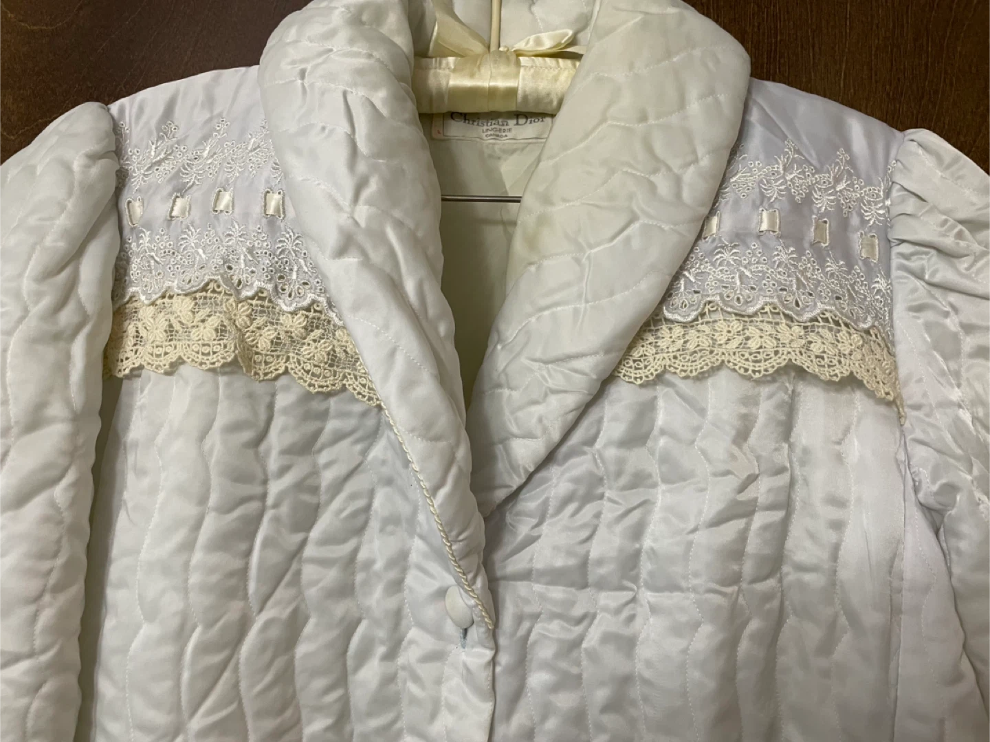 Christian Dior Vintage  Quilted Robe - photo 3
