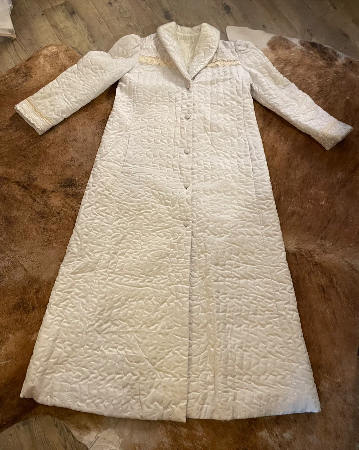 Christian Dior Vintage  Quilted Robe