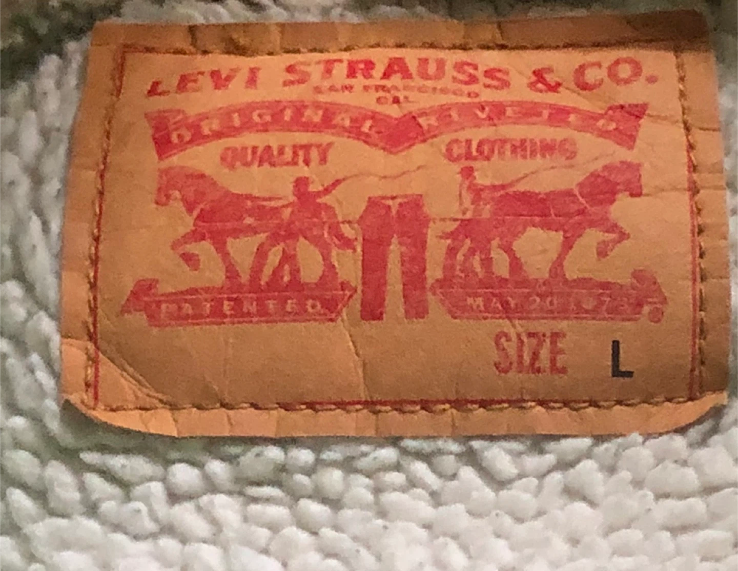 Levi Strauss & Co. Sherpa Lined Trucker Jacket Size L - photo 3