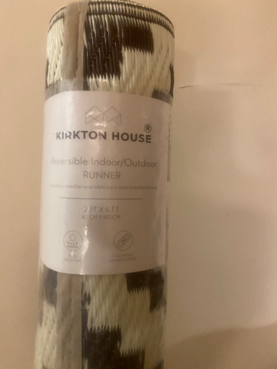Kirkton House Reversible Indoor/Outdoor Runner Rug - 2ft x 6ft