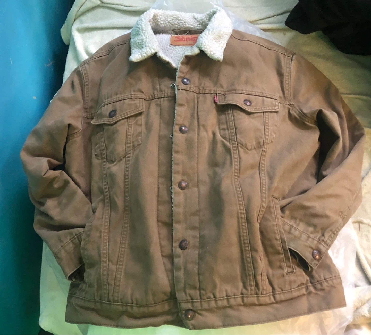 Levi Strauss & Co. Sherpa Lined Trucker Jacket Size L