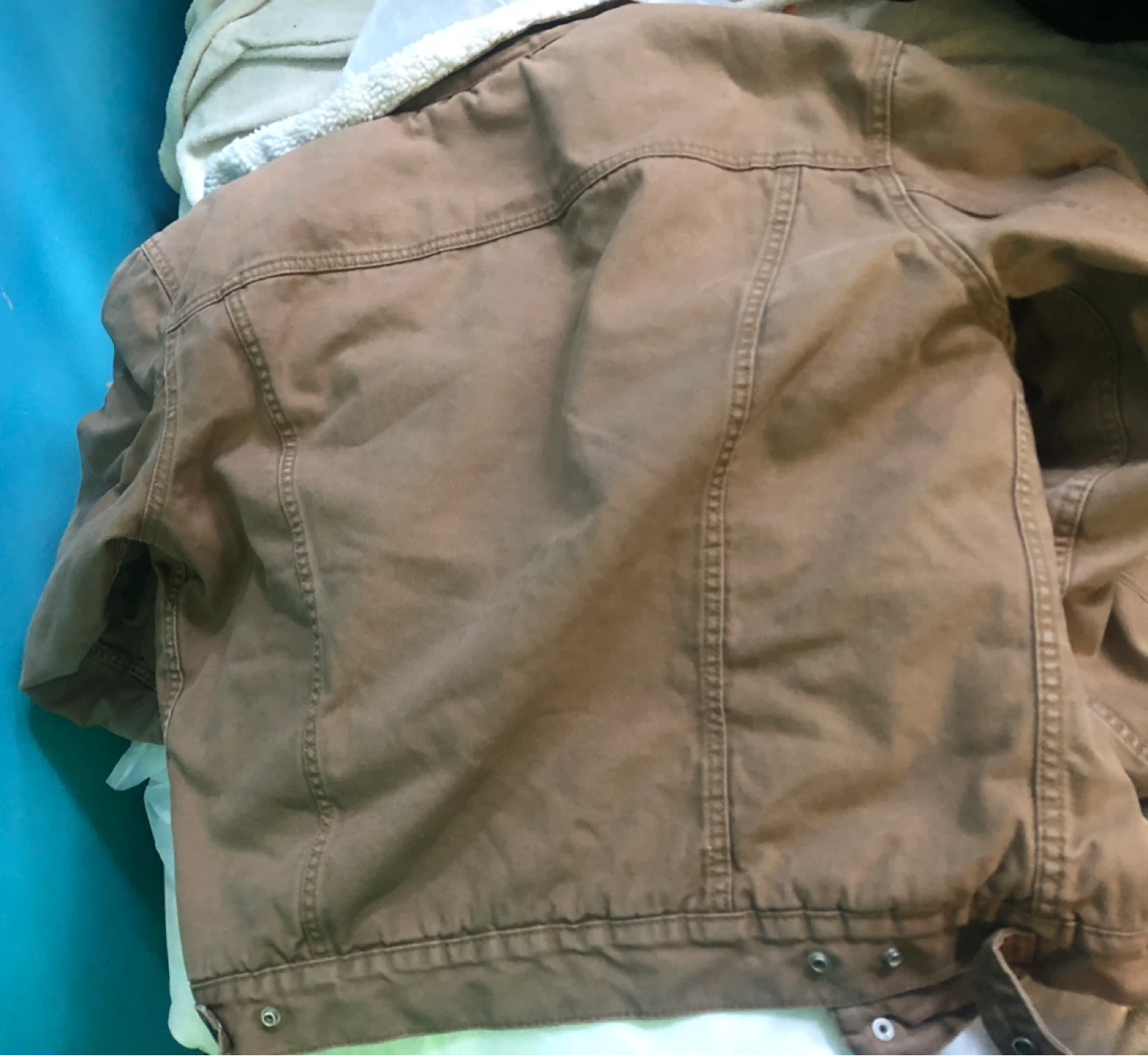 Levi Strauss & Co. Sherpa Lined Trucker Jacket Size L - photo 4