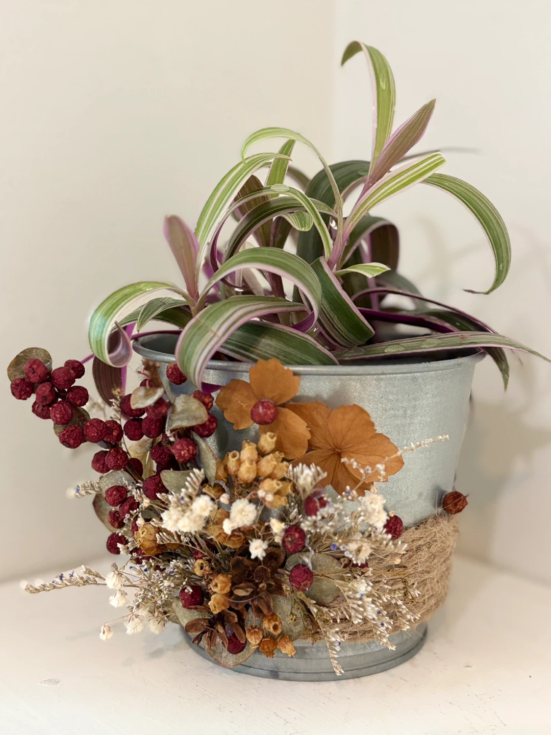 🔅Decorative Potted Plant with Dried Flowers - photo 2