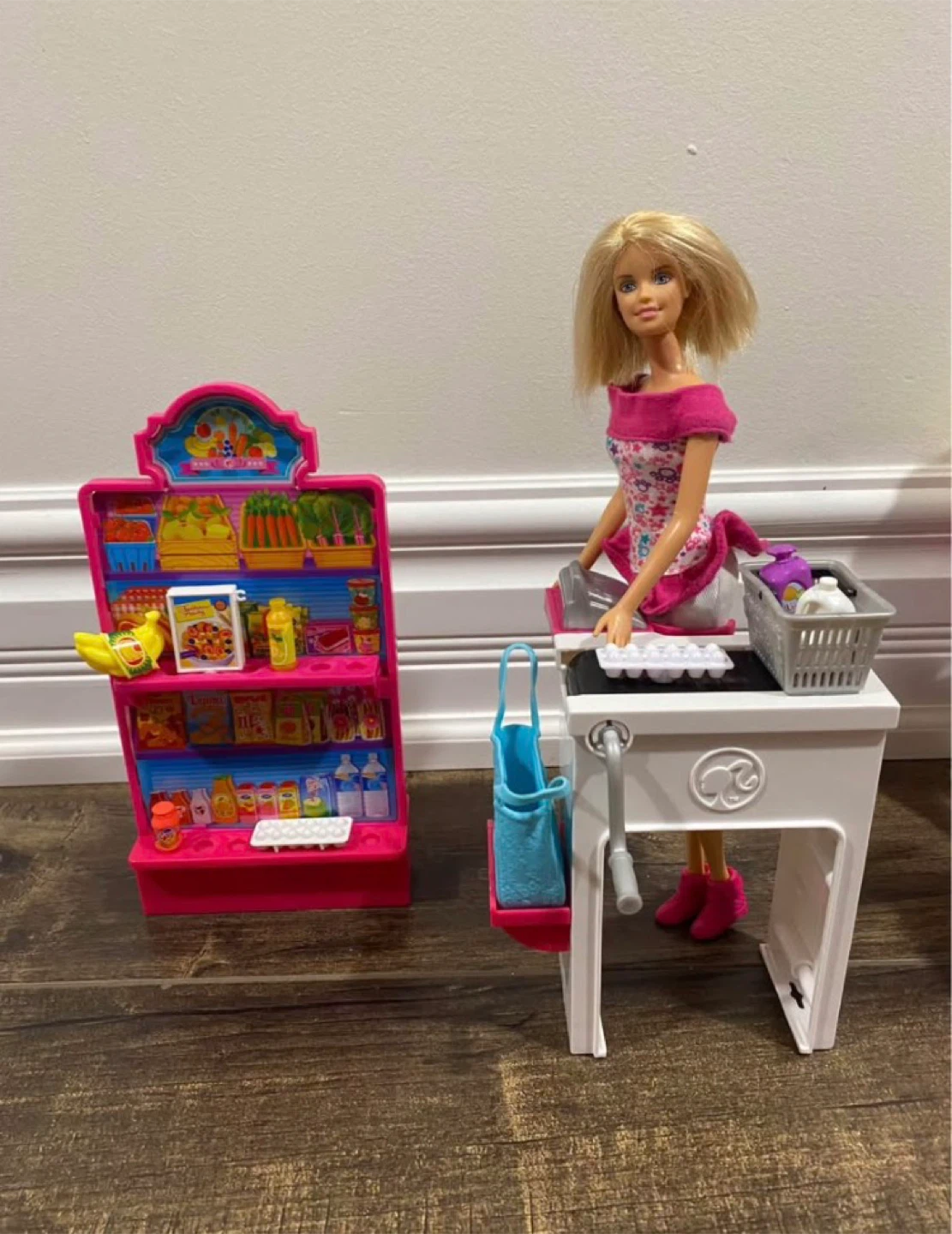 Barbie Grocery Store Playset with Doll