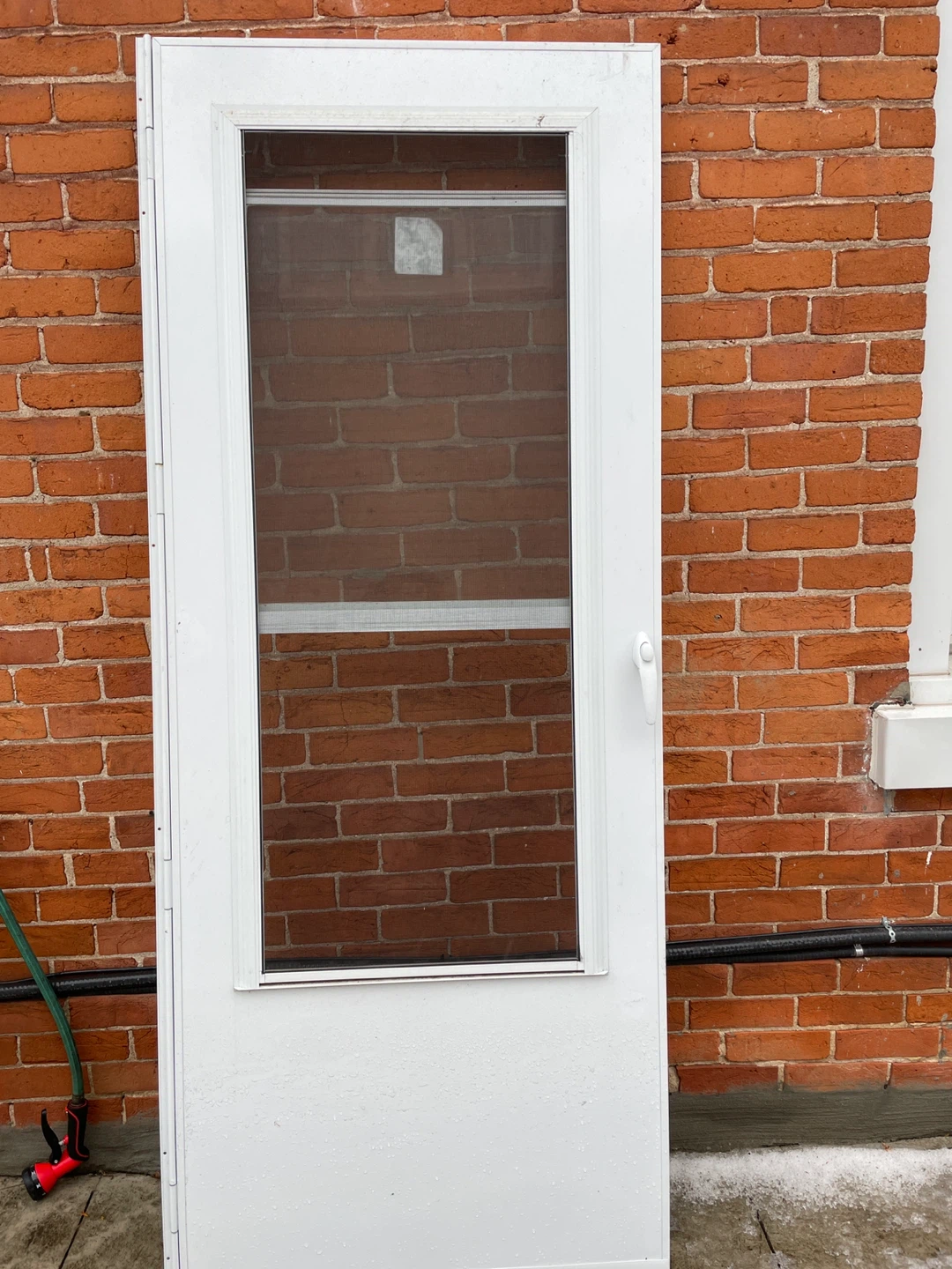 White Screen Door