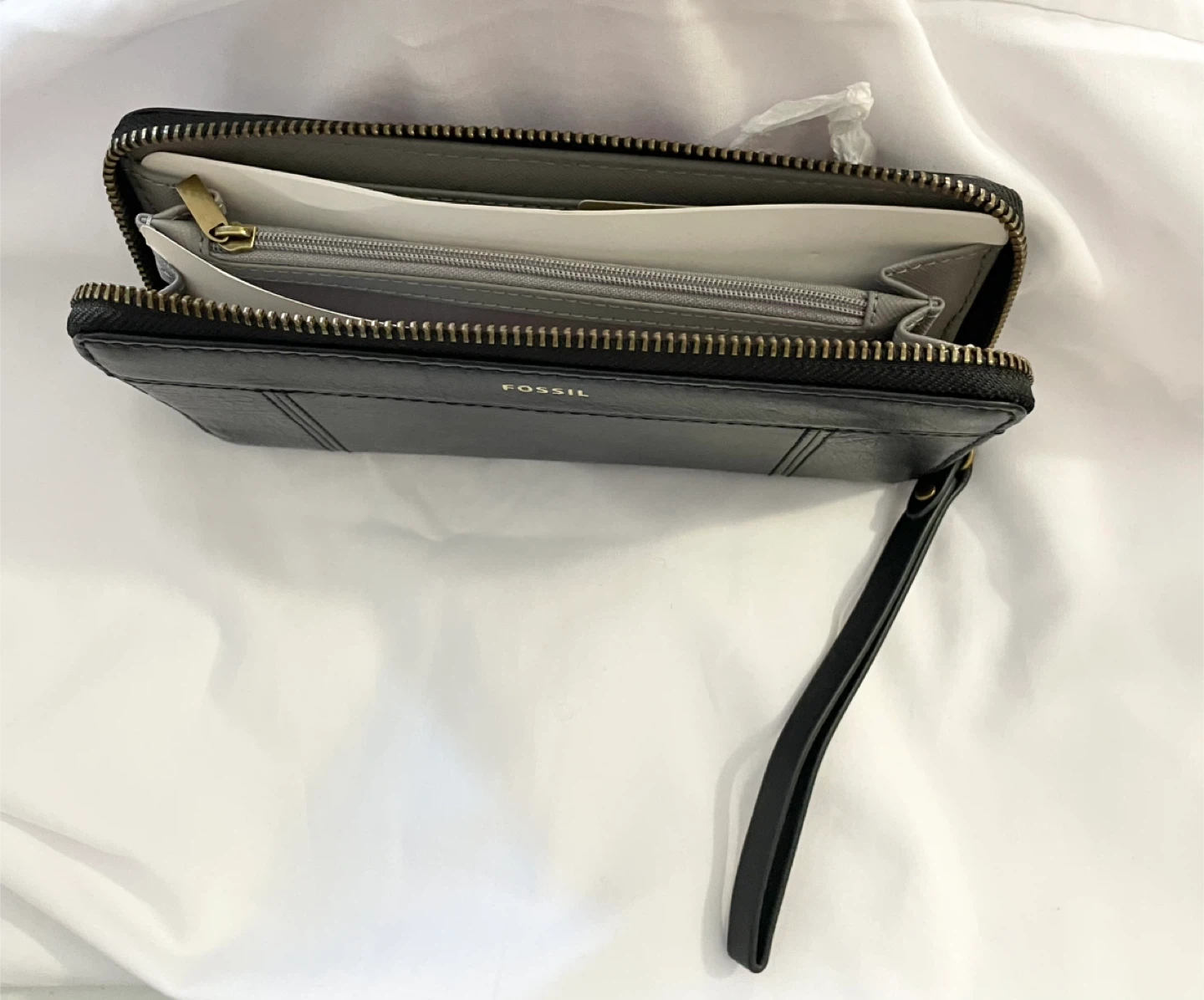 Jori Fossil midnight navy Leather Zip Around Wallet - photo 5