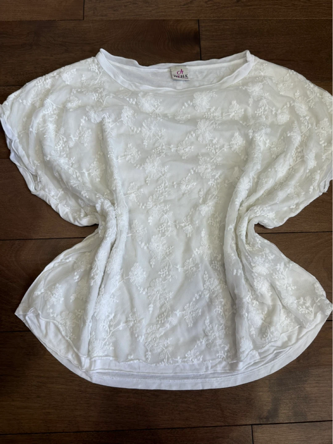 White Embroidered Blouse
