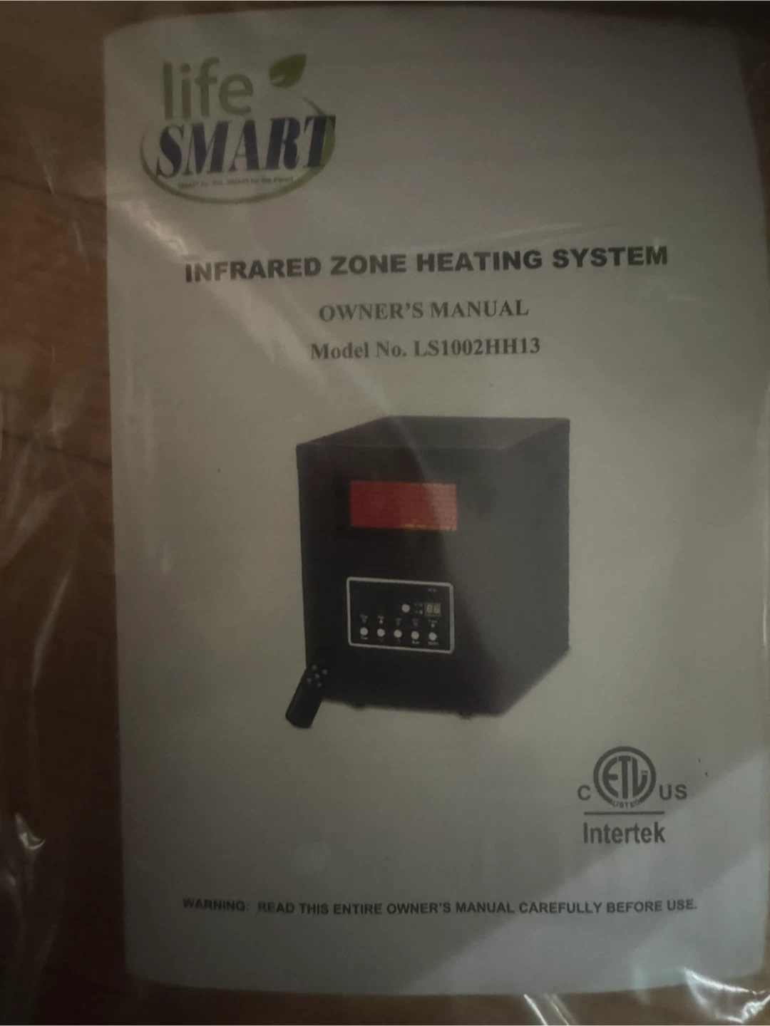 LifeSmart Global COOL TOUCH-4 Infrared Heater w/ Remote - photo 2