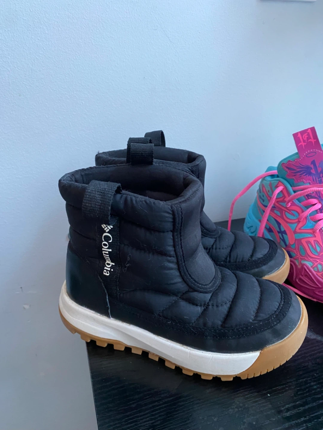 Columbia Black Puffer Winter Boots Toddler Size 13