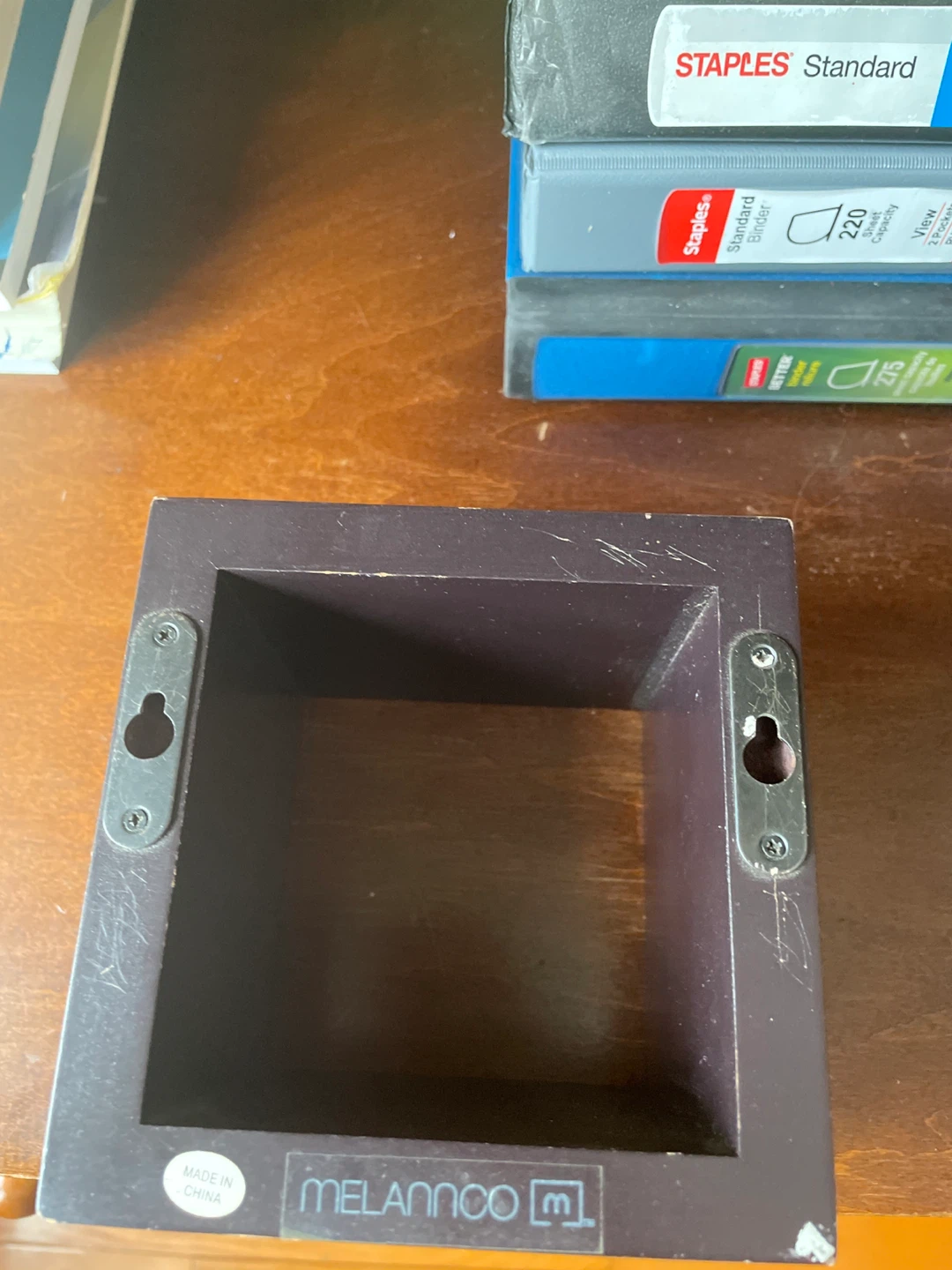 Melannco Small Dark Brown Display Shelf - photo 2