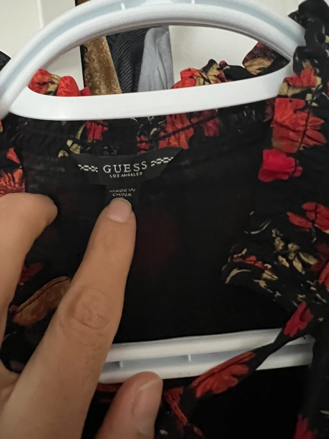 Guess Floral Lace Sleeve Blouse - photo 3