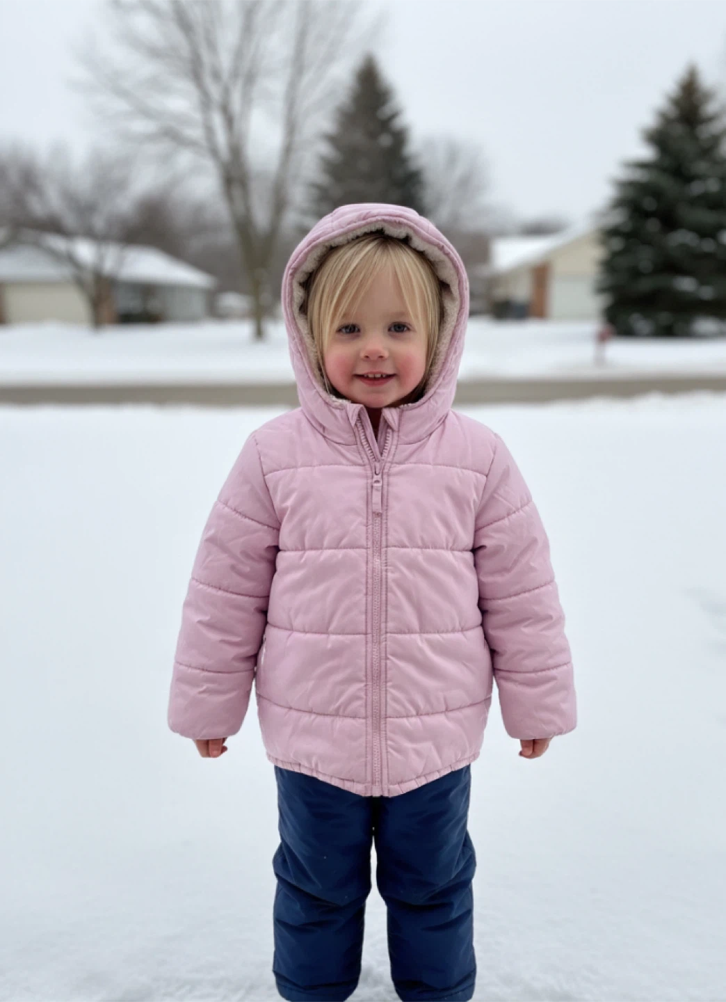 Pink girls winter jocket - photo 4