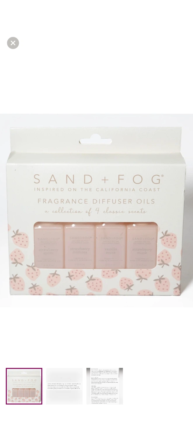 SAND + Fog Pack of Four 10 ml Fragrance Diffuser Oils