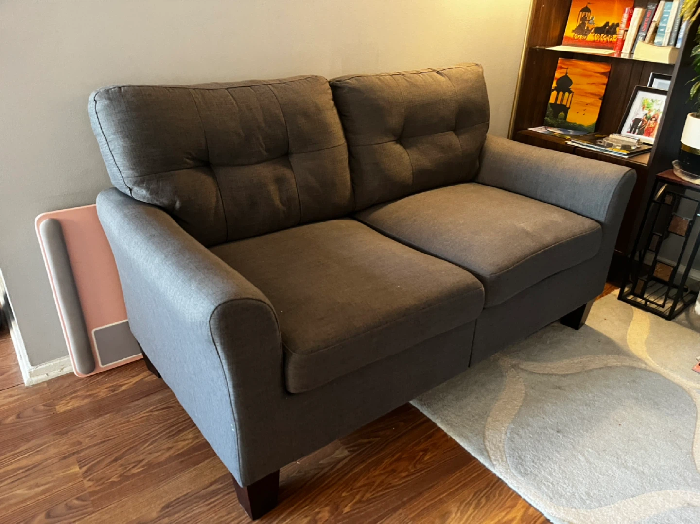 Gray Loveseat Sofa - photo 2