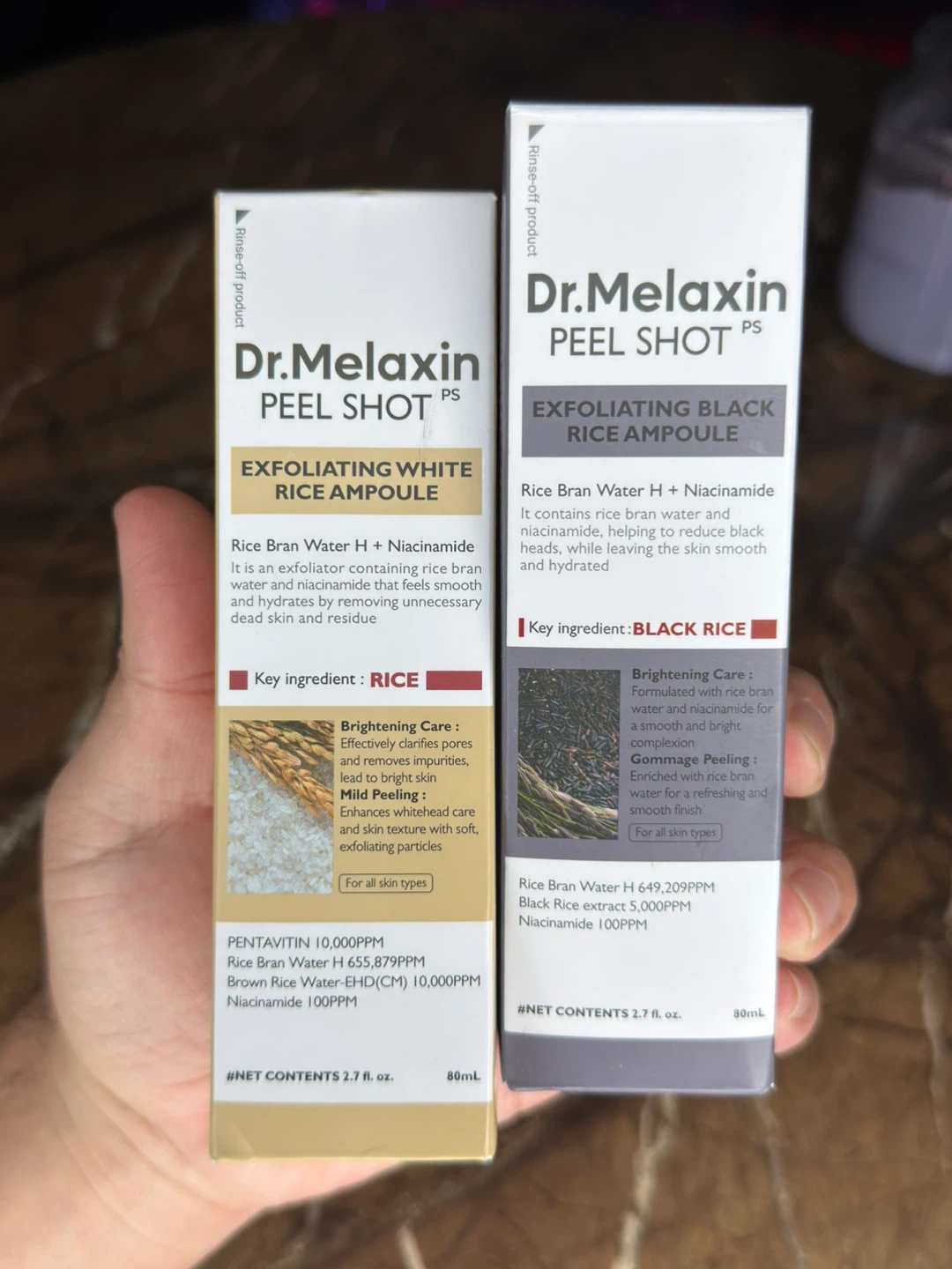 Dr.Melaxin Peel Shot Exfoliating White Rice Ampoule - photo 2