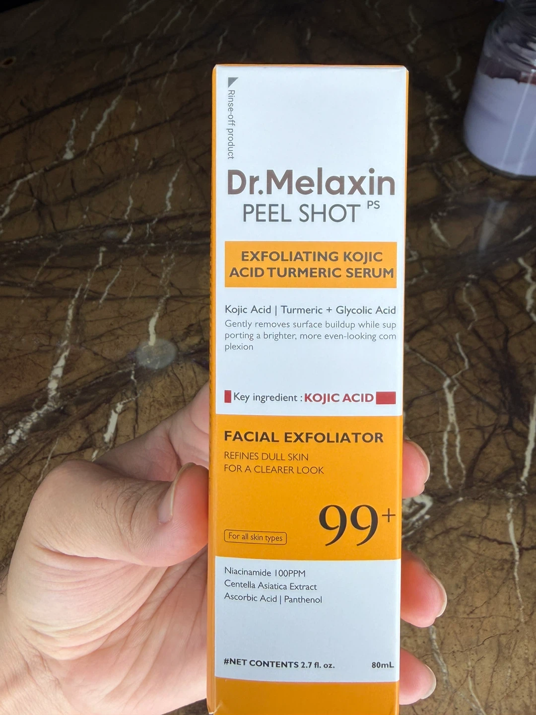 Dr.Melaxin Peel Shot Exfoliating White Rice Ampoule