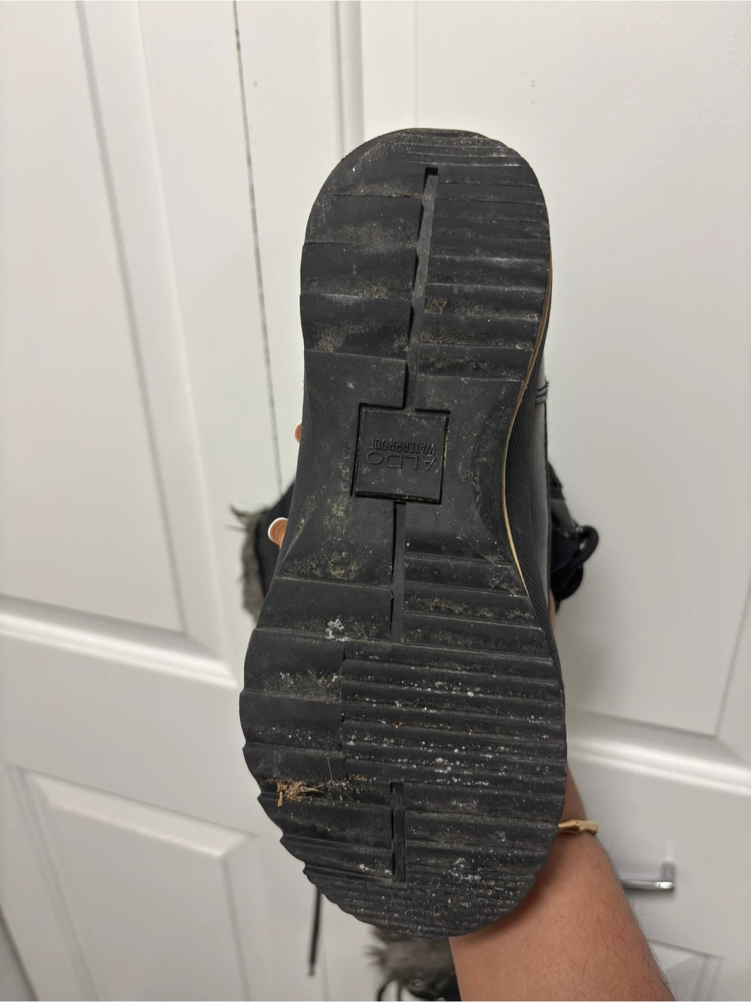ALDO Waterproof Black Faux Fur Snow Boots - photo 3