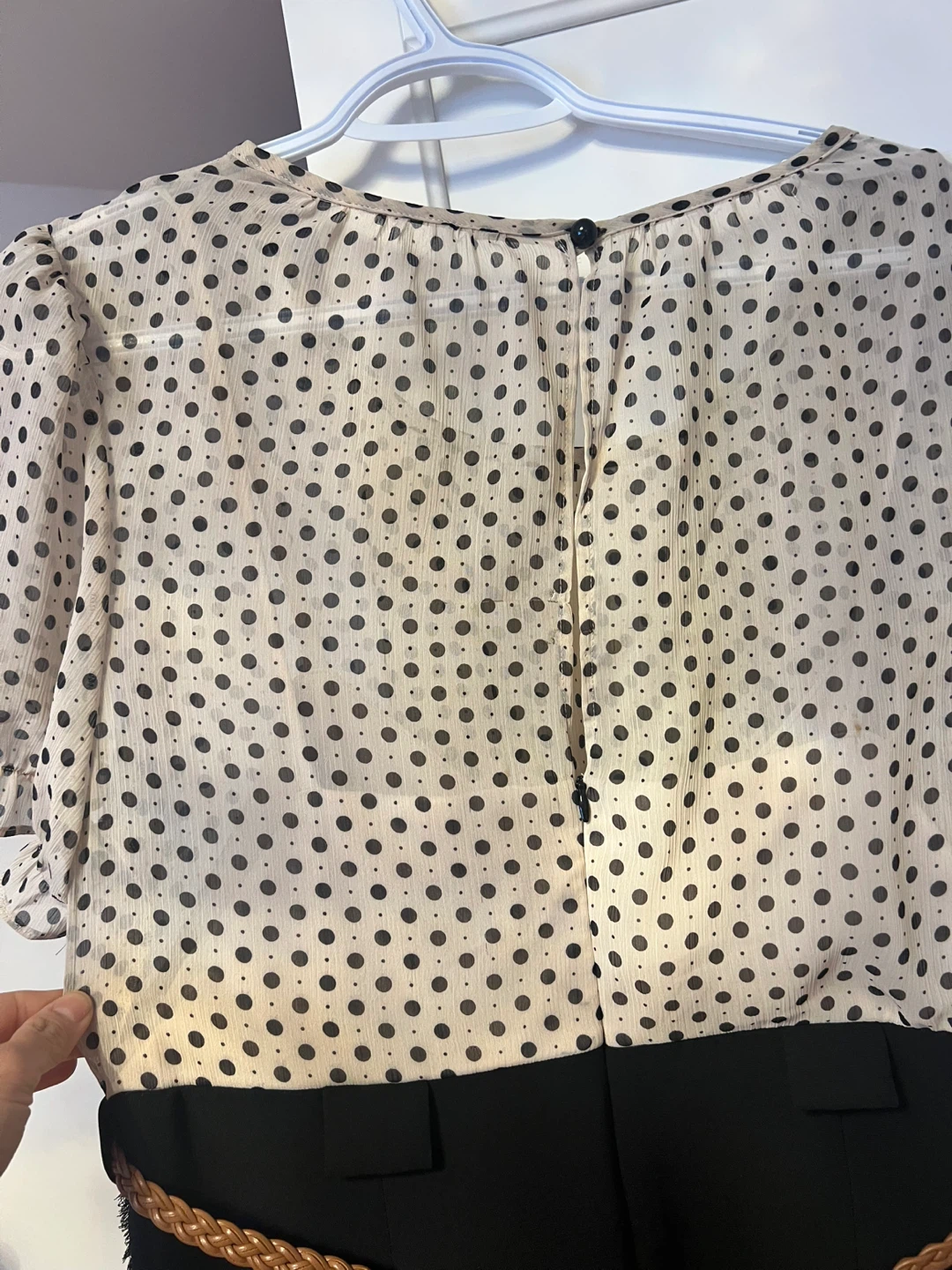Connected Apparel Women's Polka Dot Dress - Size 14 - photo 2