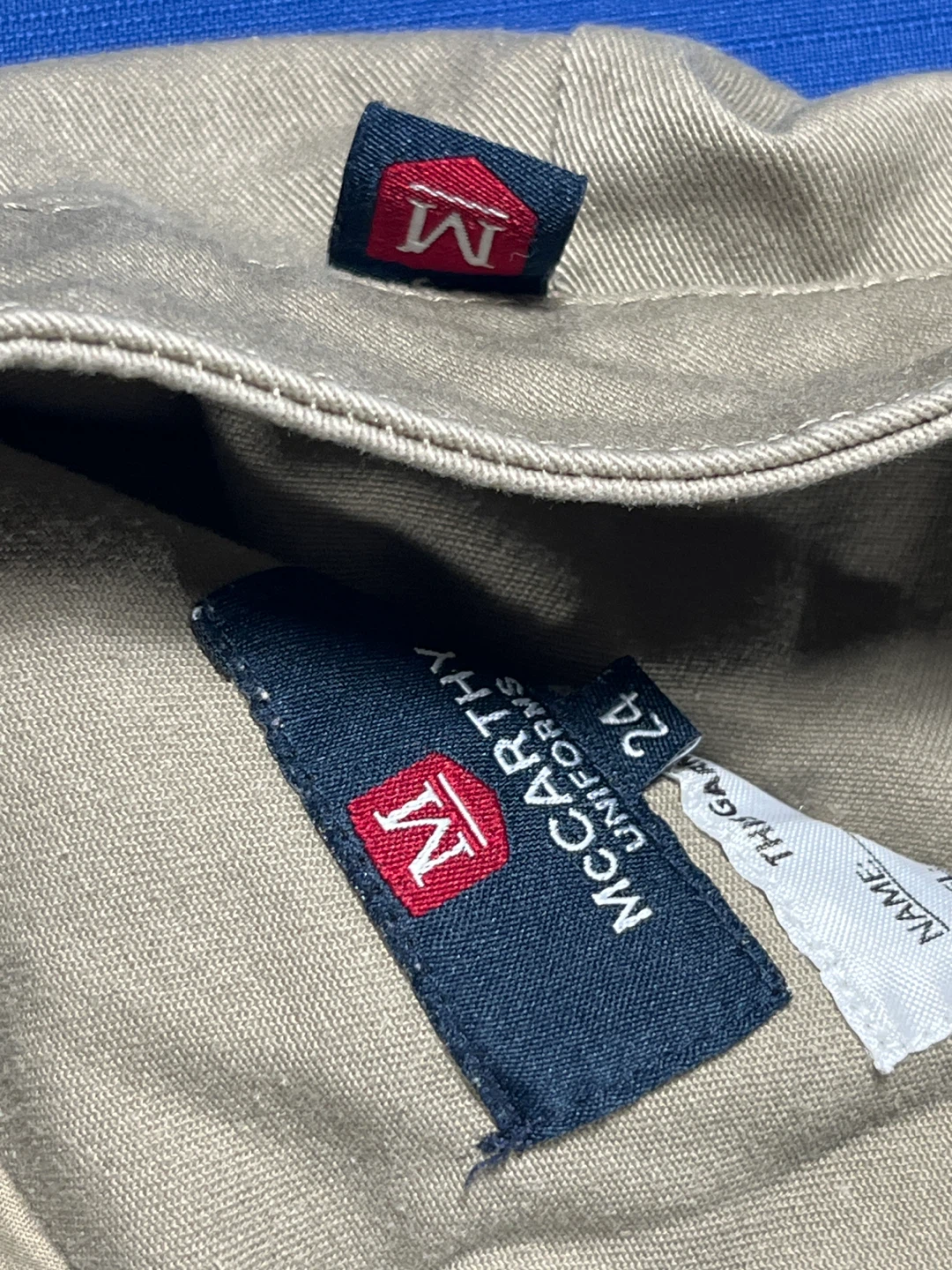 McCarthy Uniforms Khaki Pants Size 24 - photo 2