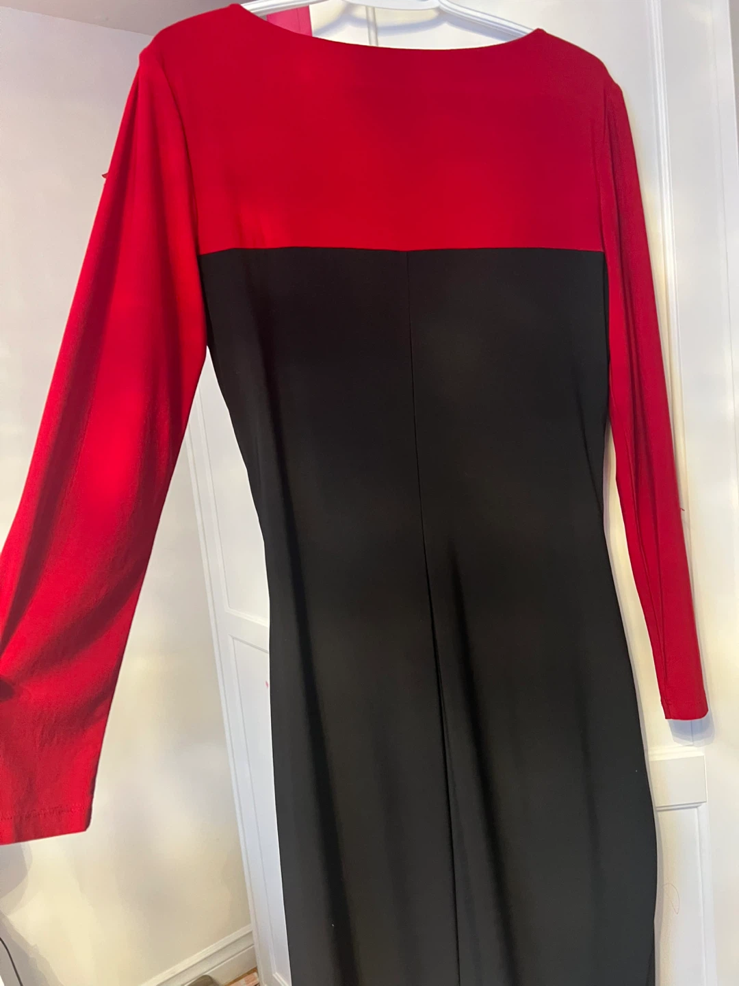 Chaps Ruched Colorblock Dress - photo 3